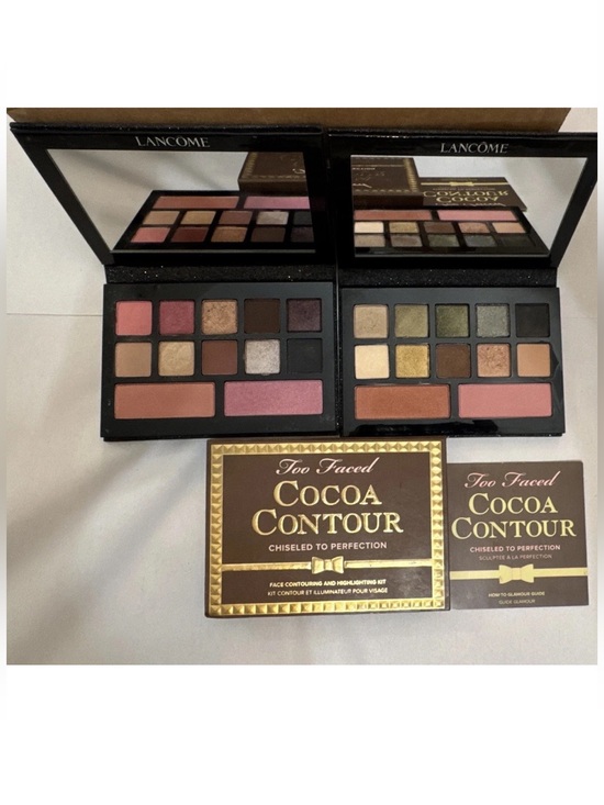 Lancome-Too Faced Other - Lancome Eyeshadow Palette Set Of 2 & Too Faced Cocoa Contour Set